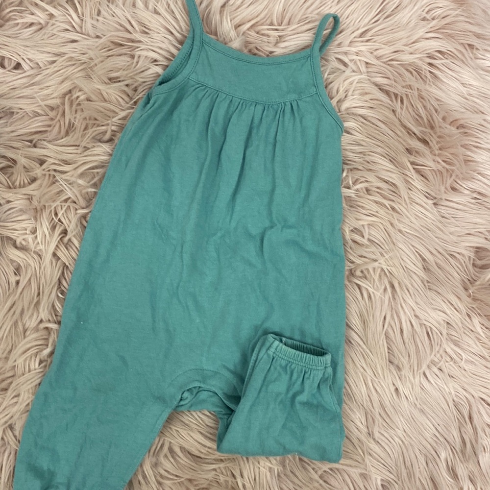 Baby Girl Green Romper